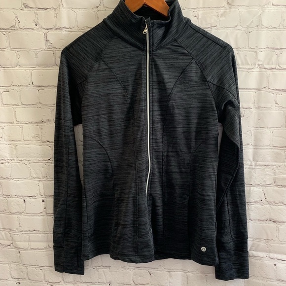 Apana Jackets & Coats Apana Fitted Yoga Zip Up Jacket Size Medium Poshmark